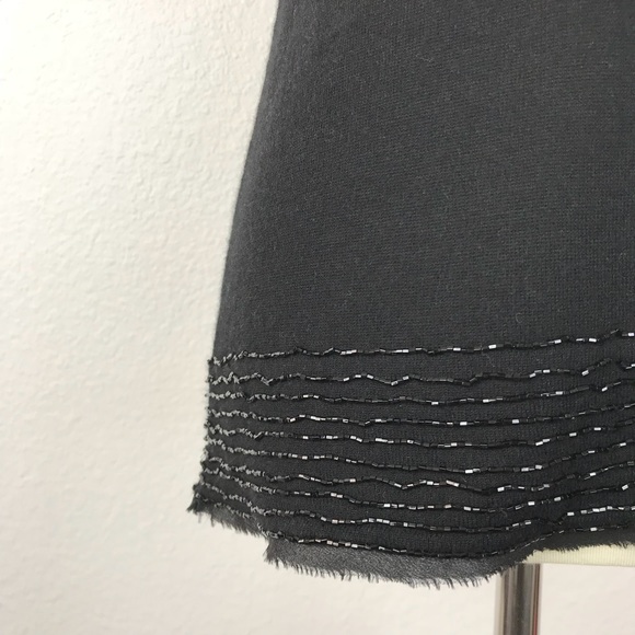 J. Crew Frayed Edge Beaded Hem Tank Top T173 - Picture 6 of 8